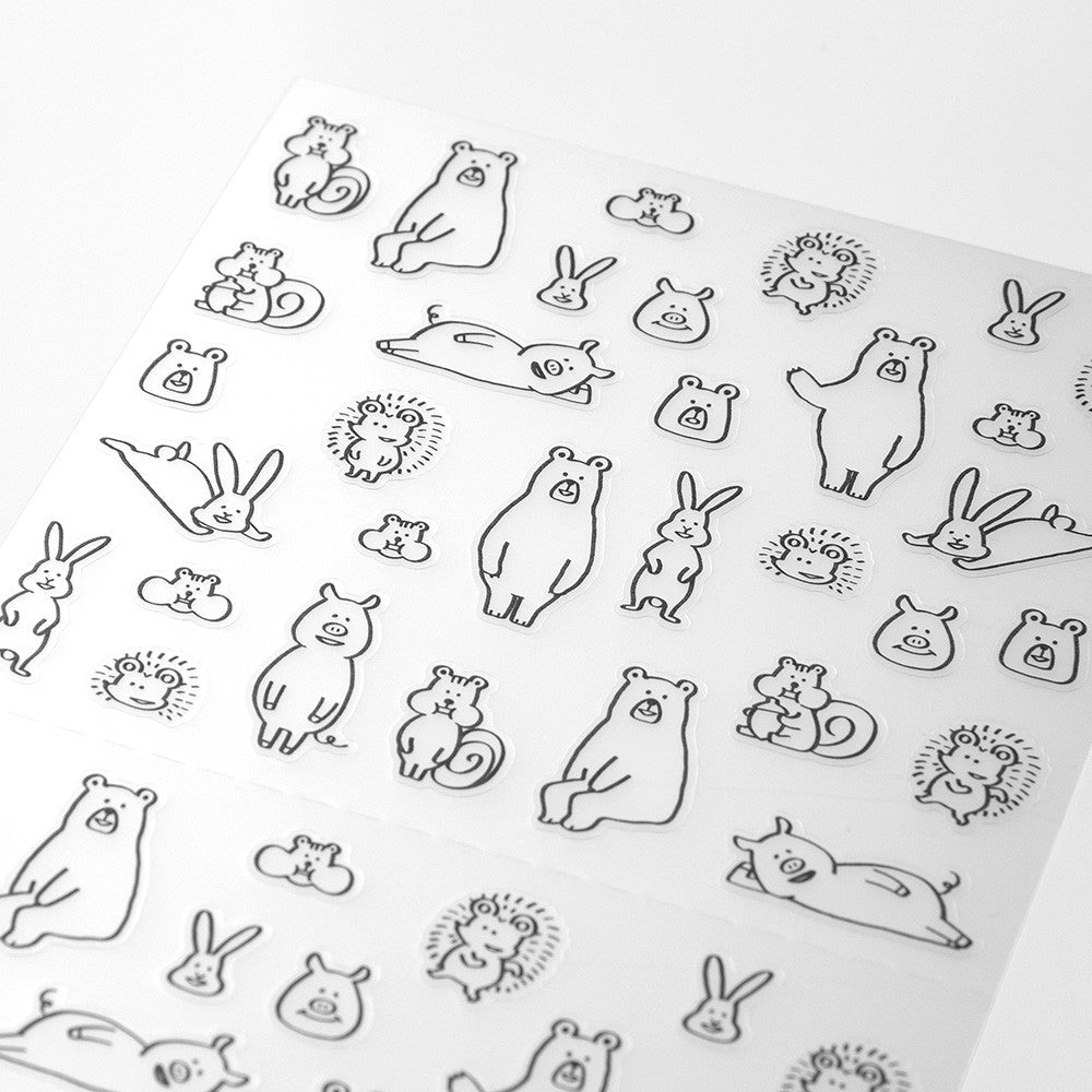 Midori Sticker Collection Forest Animals Chat Stickers