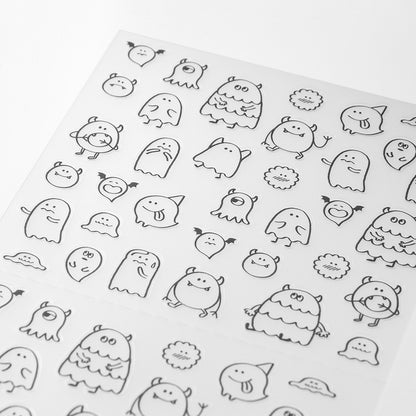 Midori Sticker Collection Chat Monsters
