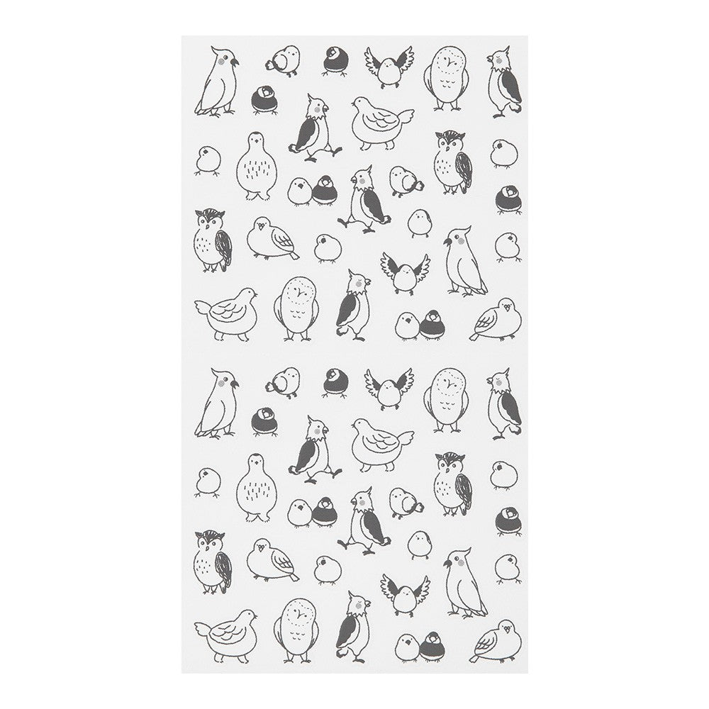 Naklejki Midori Sticker Collection Chat Ptaki