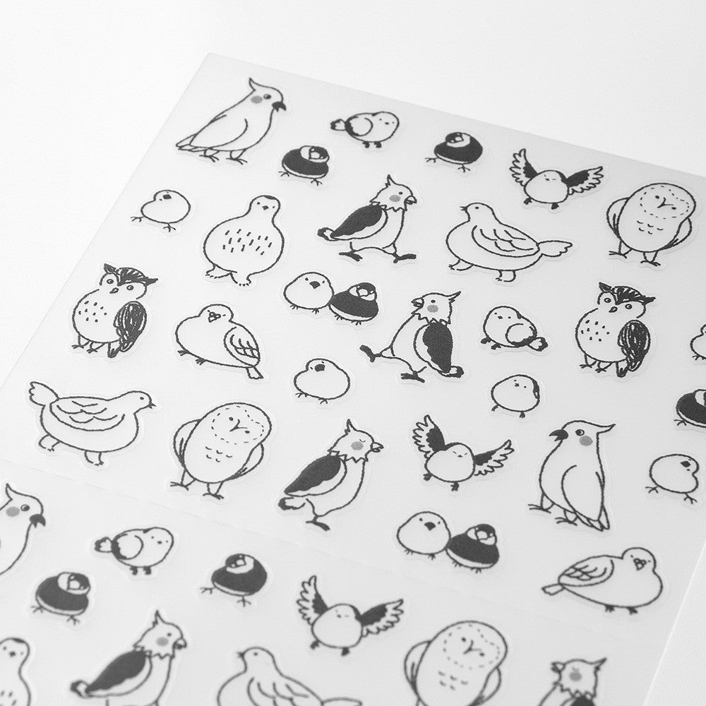 Naklejki Midori Sticker Collection Chat Ptaki