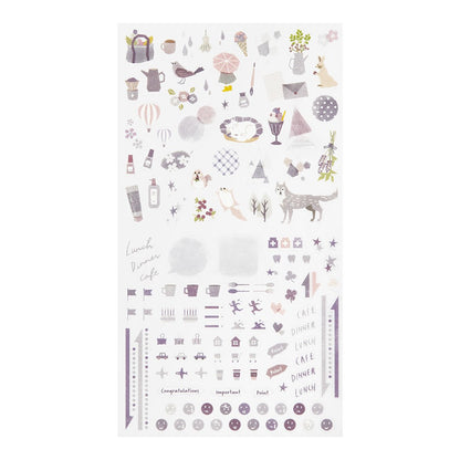 Midori Sticker Collection Lavender Color