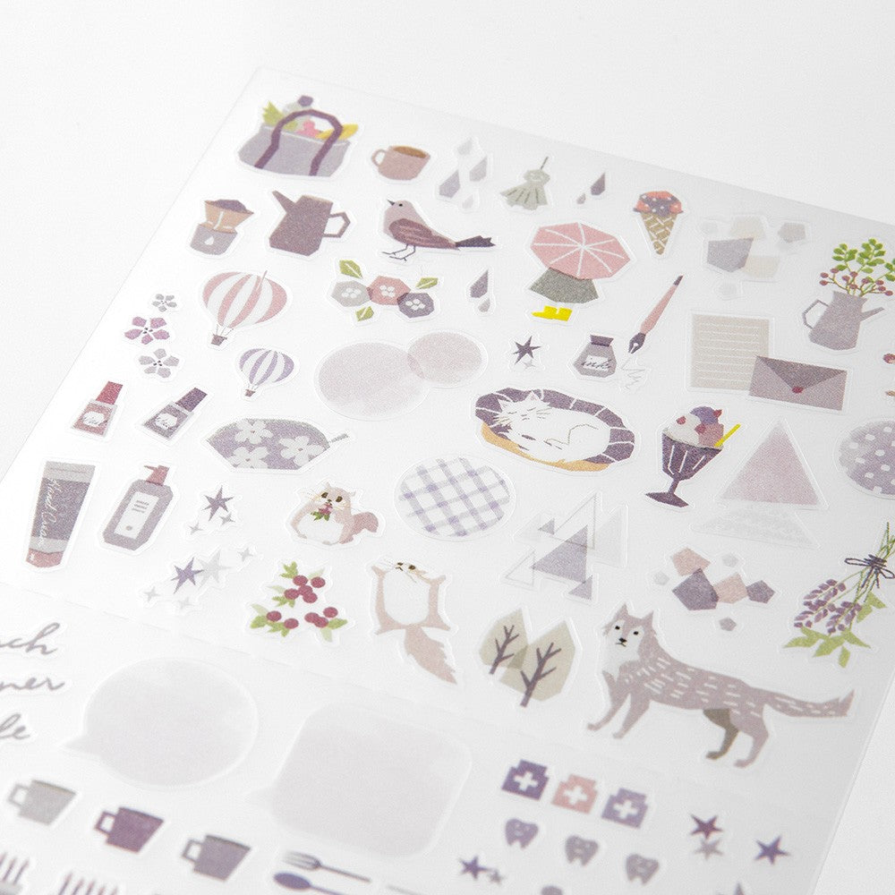 Midori Sticker Collection Lavender Color