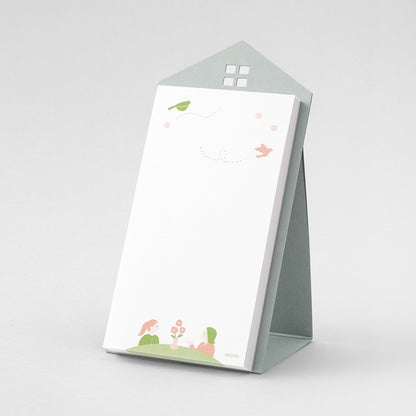 Midori Stand Memo Pad Vertical - Message