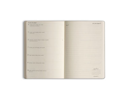 Calendar + memo MAT CIAK 15x21 Black