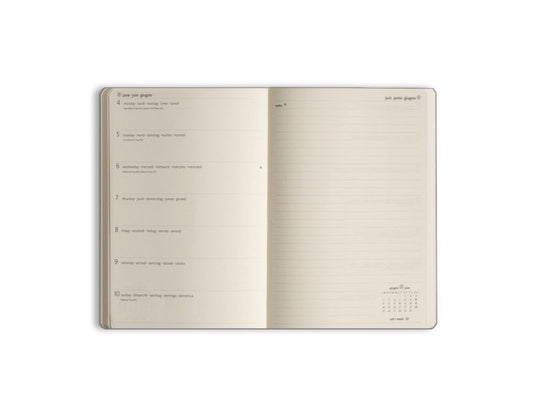 Calendar + memo MAT CIAK 15x21 Black