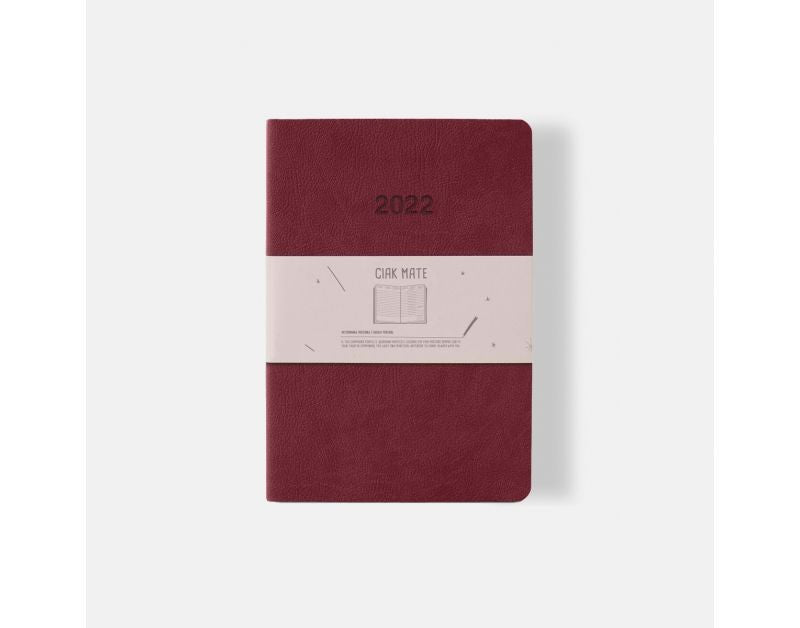 Calendar + memo MAT CIAK 15x21 Red