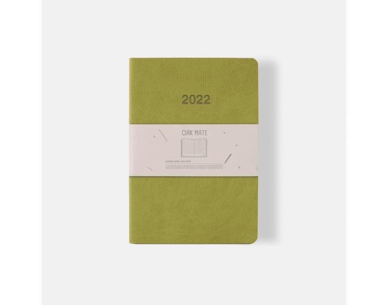 Diary + memo MAT CIAK 15x21 Lime