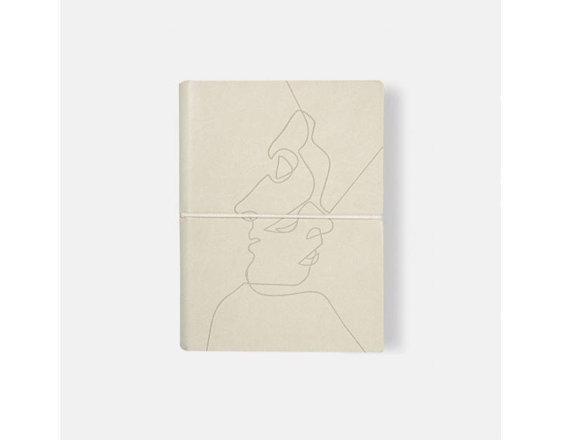 CIAK Faces 12x17 Beige Diary