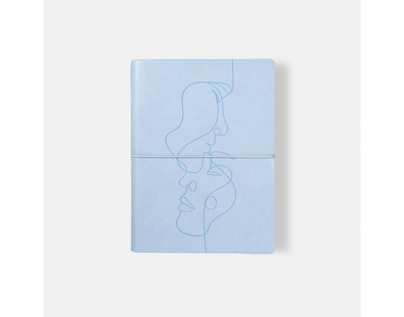 CIAK Faces 12x17 Light Blue Planner