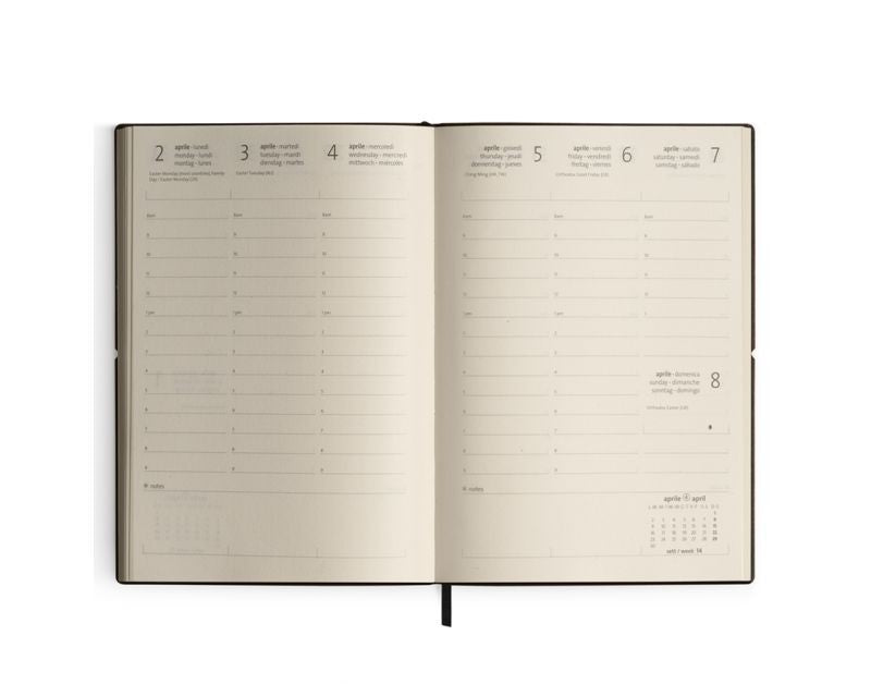 CIAK Vertical Weekly Calendar 12x17 Red