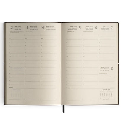 CIAK Vertical Weekly Calendar 15x21 Antique Pink