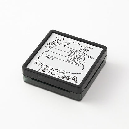 Pieczątka Midori Paintable Pre-inked Stamp Zdrowie