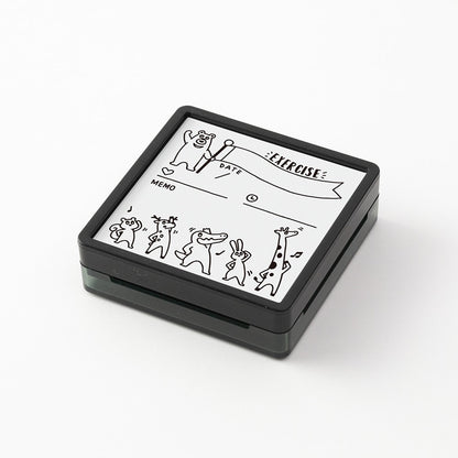 Midori Paintable Pre-inked Stamp Exercises
