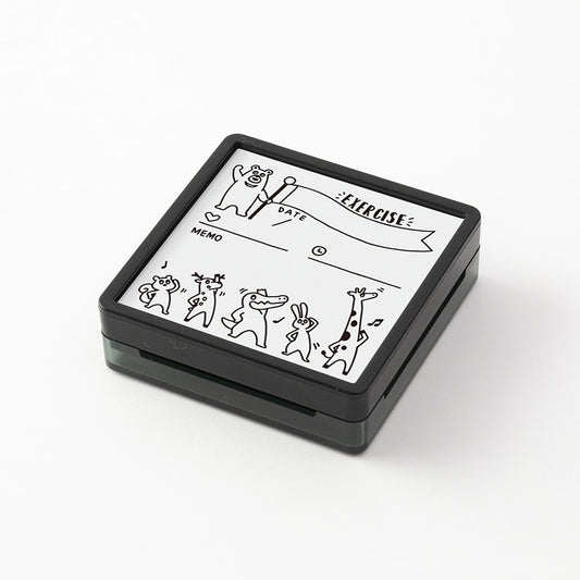 Midori Paintable Pre-inked Stamp Exercises