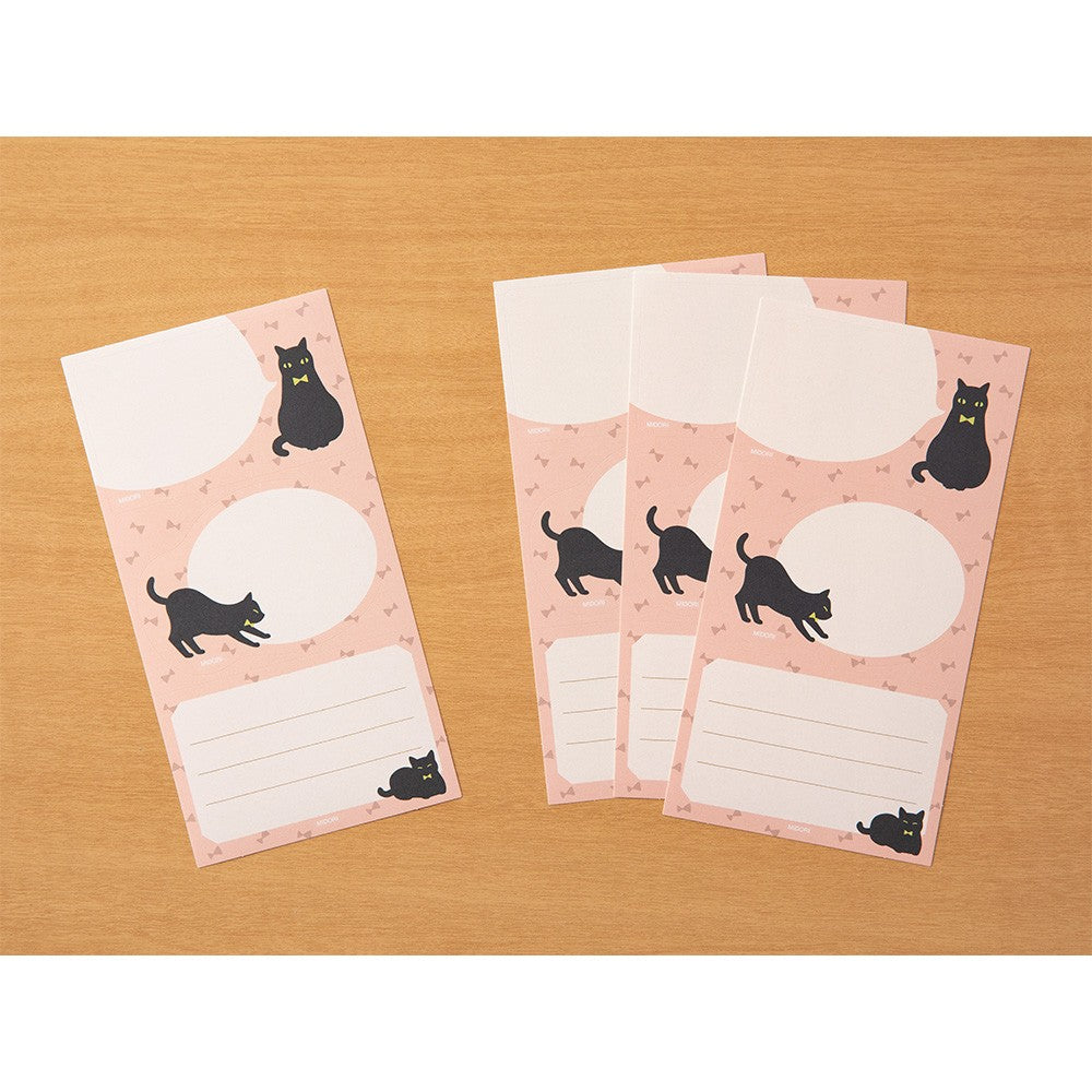 Midori Sticker 2545 Black Cat