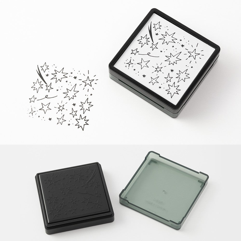 Midori Paintable Stamp Pre-inked Star