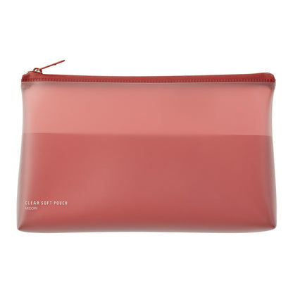 Midori Clear Soft Pouch Red