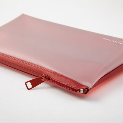 Midori Clear Soft Pouch Red