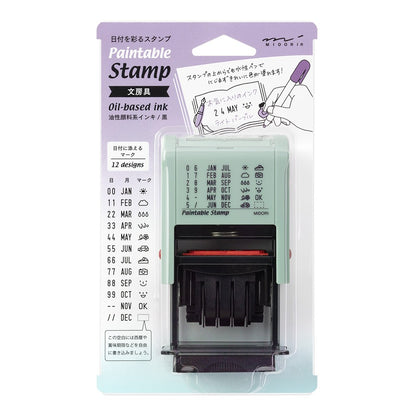 Pieczątka Midori Paintable Stamp Przybory