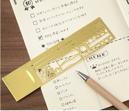 Midori Clip Ruler Decorative patterns