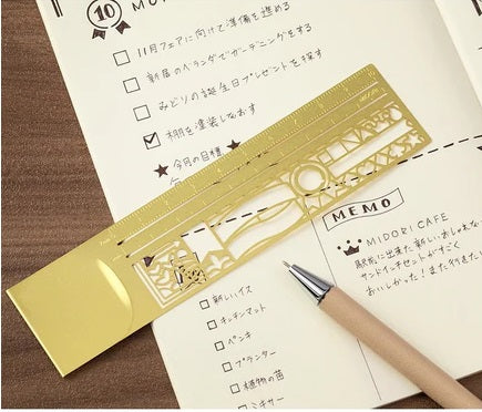 Midori Clip Ruler Decorative patterns