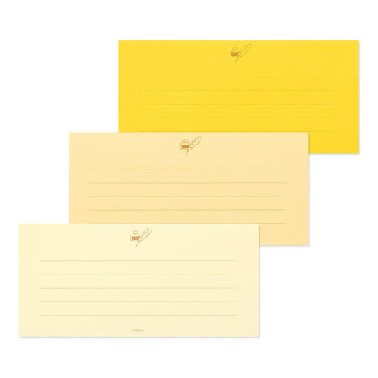 Writing paper Giving a color Gold
