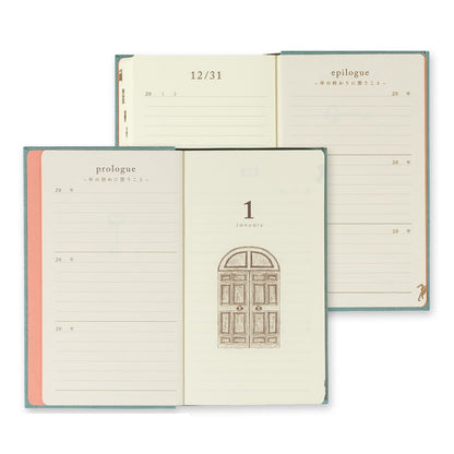 Pamiętnik Midori 3 Years Diary | Jasnoniebieski
