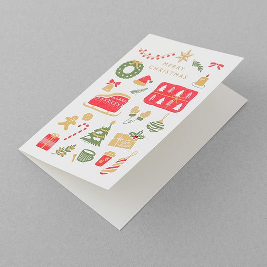 Midori Card Letterpress Christmas Card