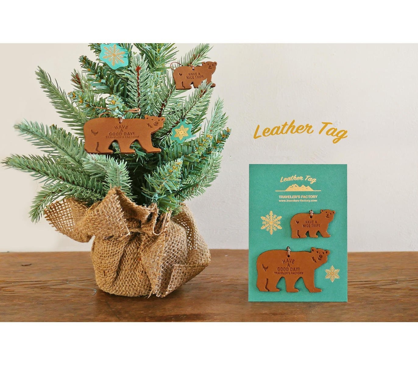 Leather tag TF Leather Tag Bear