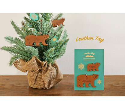 Leather tag TF Leather Tag Bear