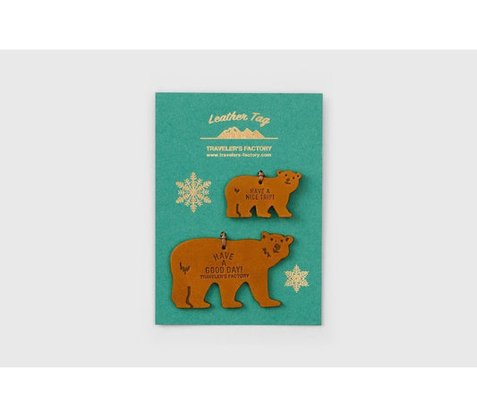 Leather tag TF Leather Tag Bear