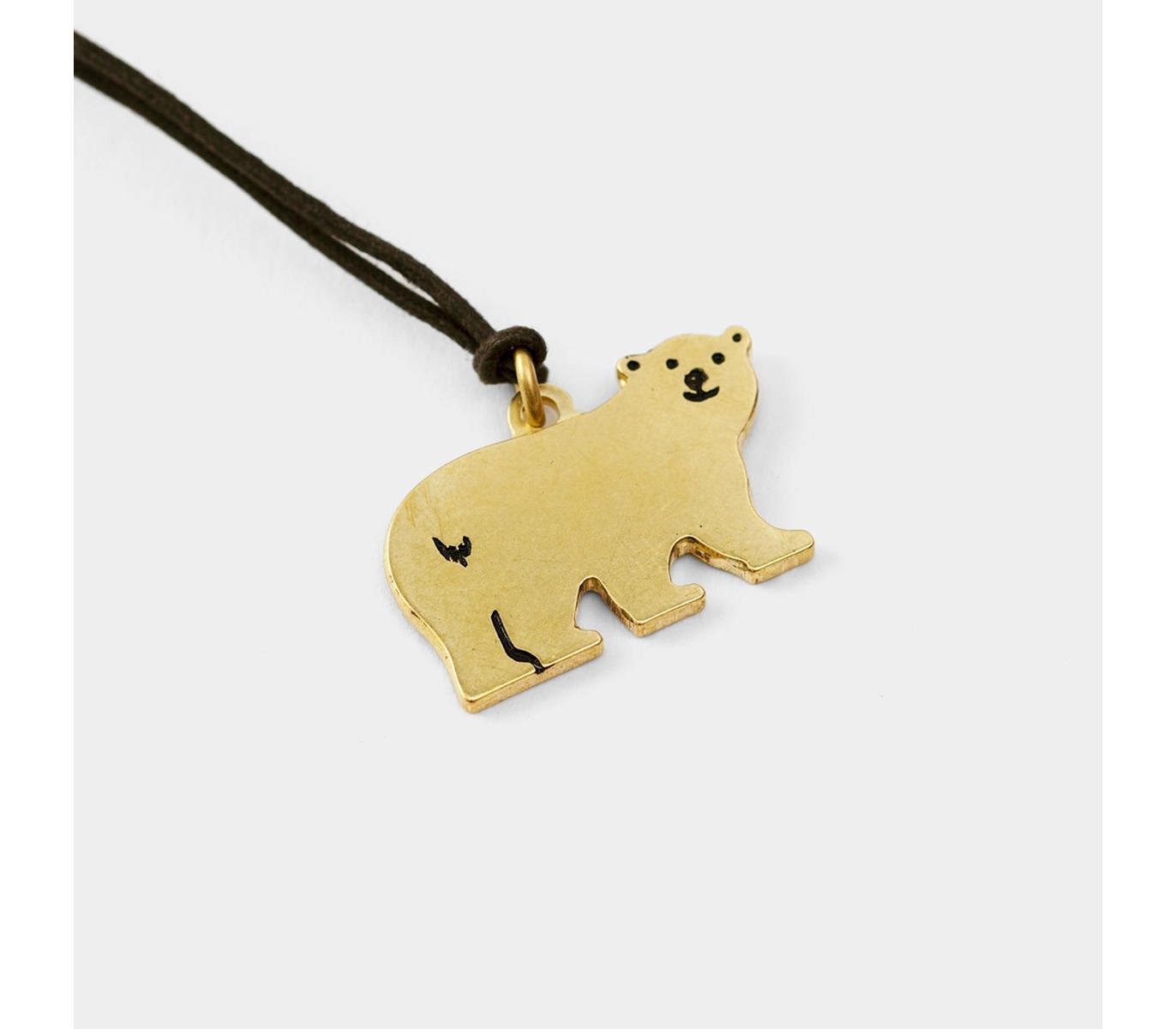 TF Brass Charm Bear
