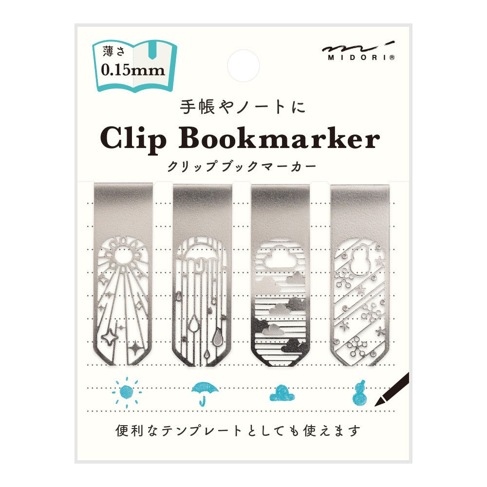 Midori Clip Bookmarker Weather A