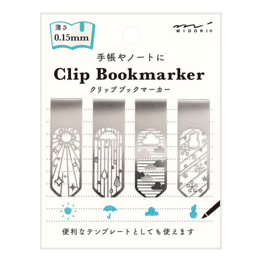 Zakładki Midori Clip Bookmarker Pogoda A