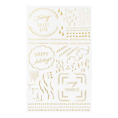 Midori Transfer Stickers Geometric Shapes