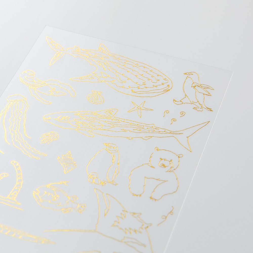 Midori Transfer Stickers Sea Animals