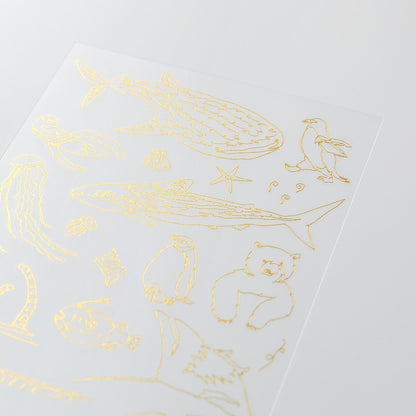 Midori Transfer Stickers Sea Animals