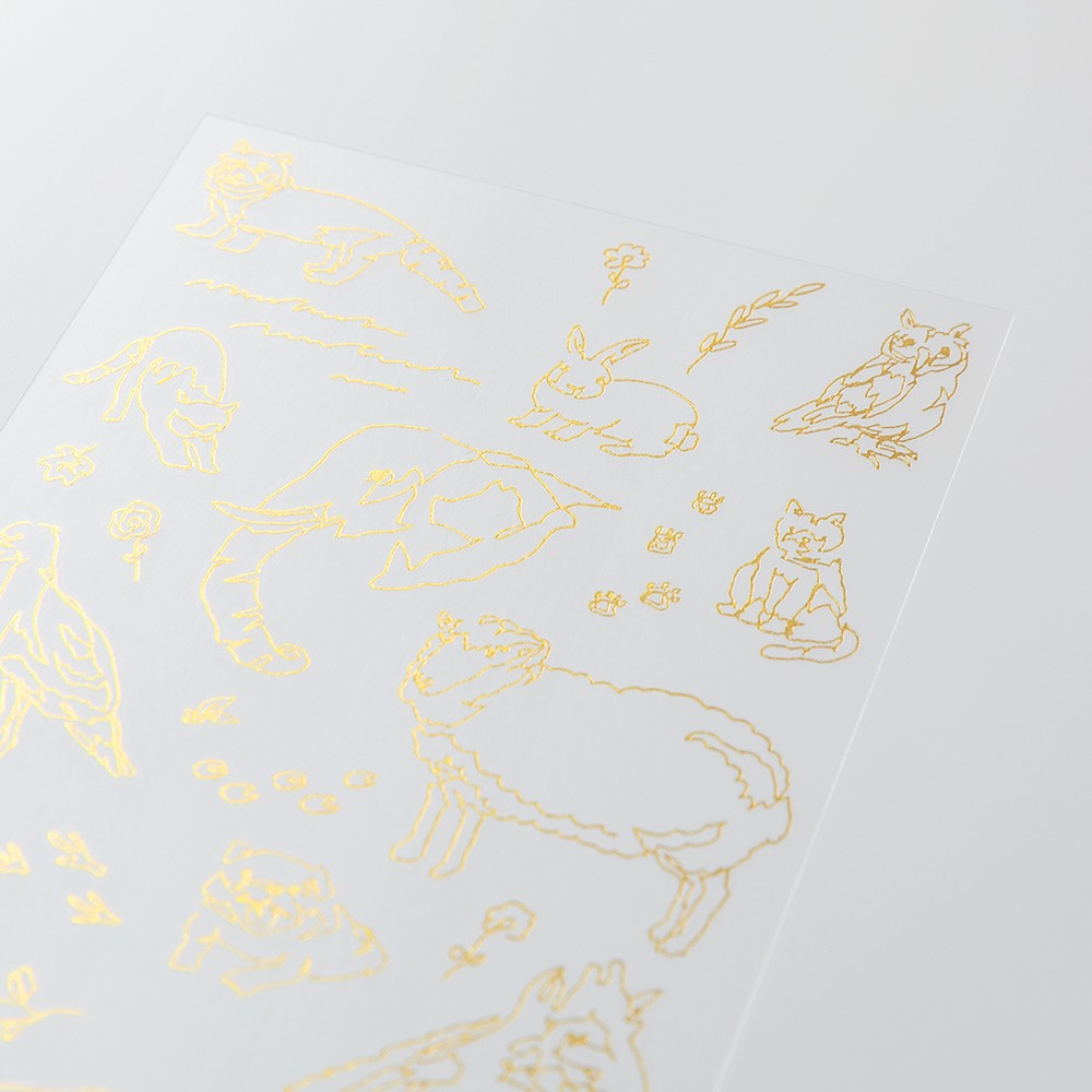 Midori Transfer Stickers Land Animals