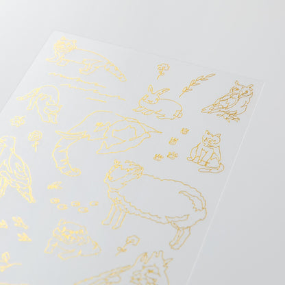 Midori Transfer Stickers Land Animals