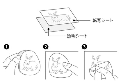 Midori Transfer Stickers Land Animals