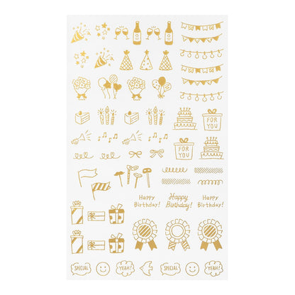Midori Transfer Stickers Celebration