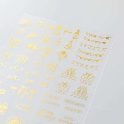 Midori Transfer Stickers Celebration