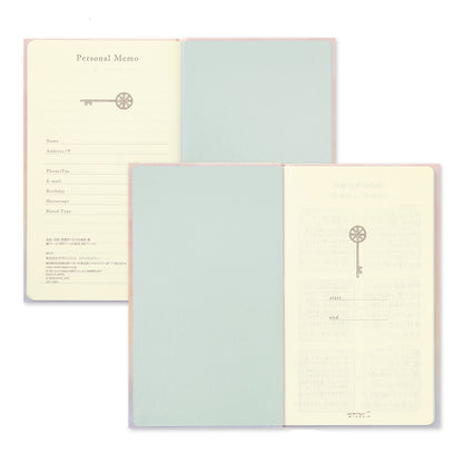 Midori Diary Gate 12-Month Planner | Pink