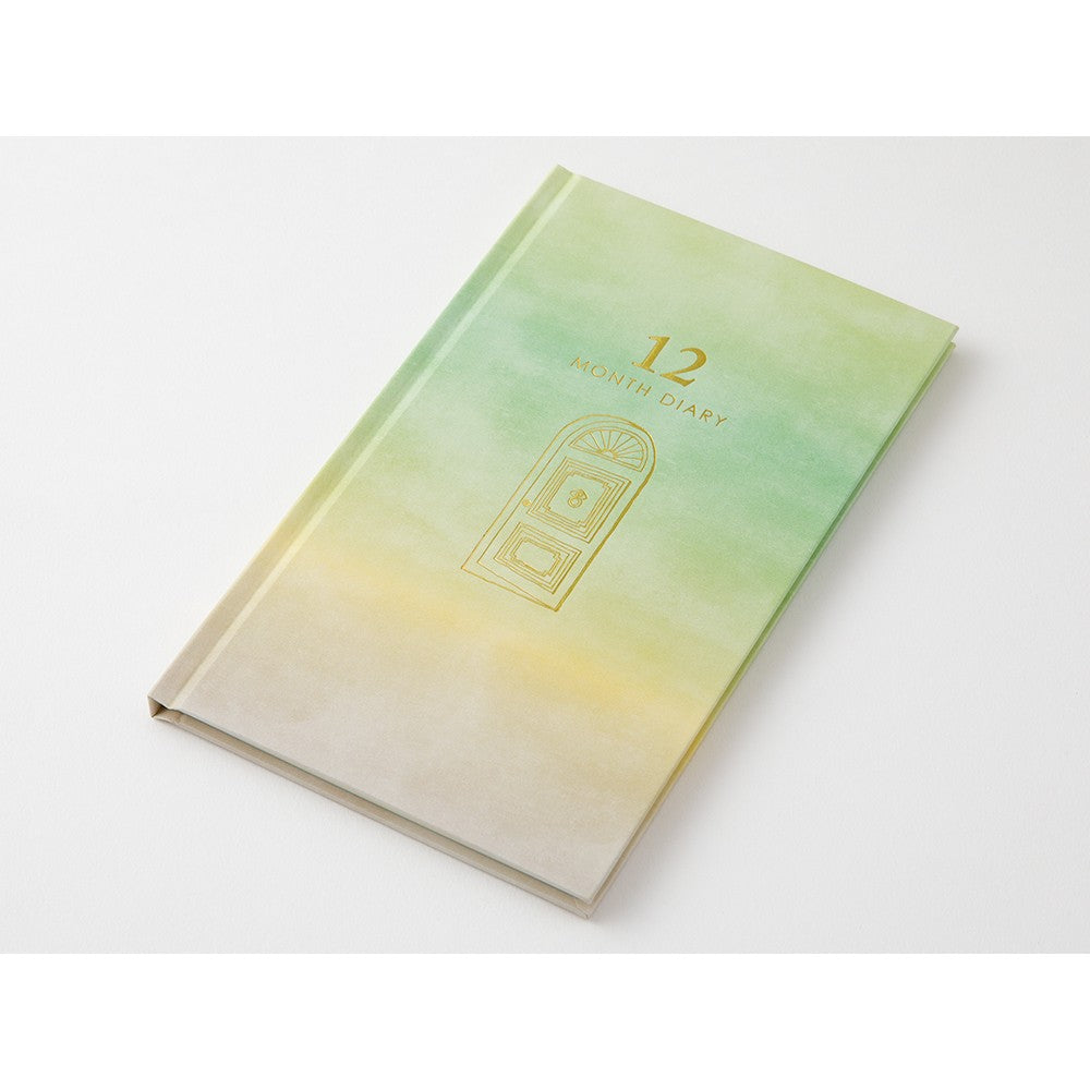 Midori Diary Gate 12-Month Planner | Green