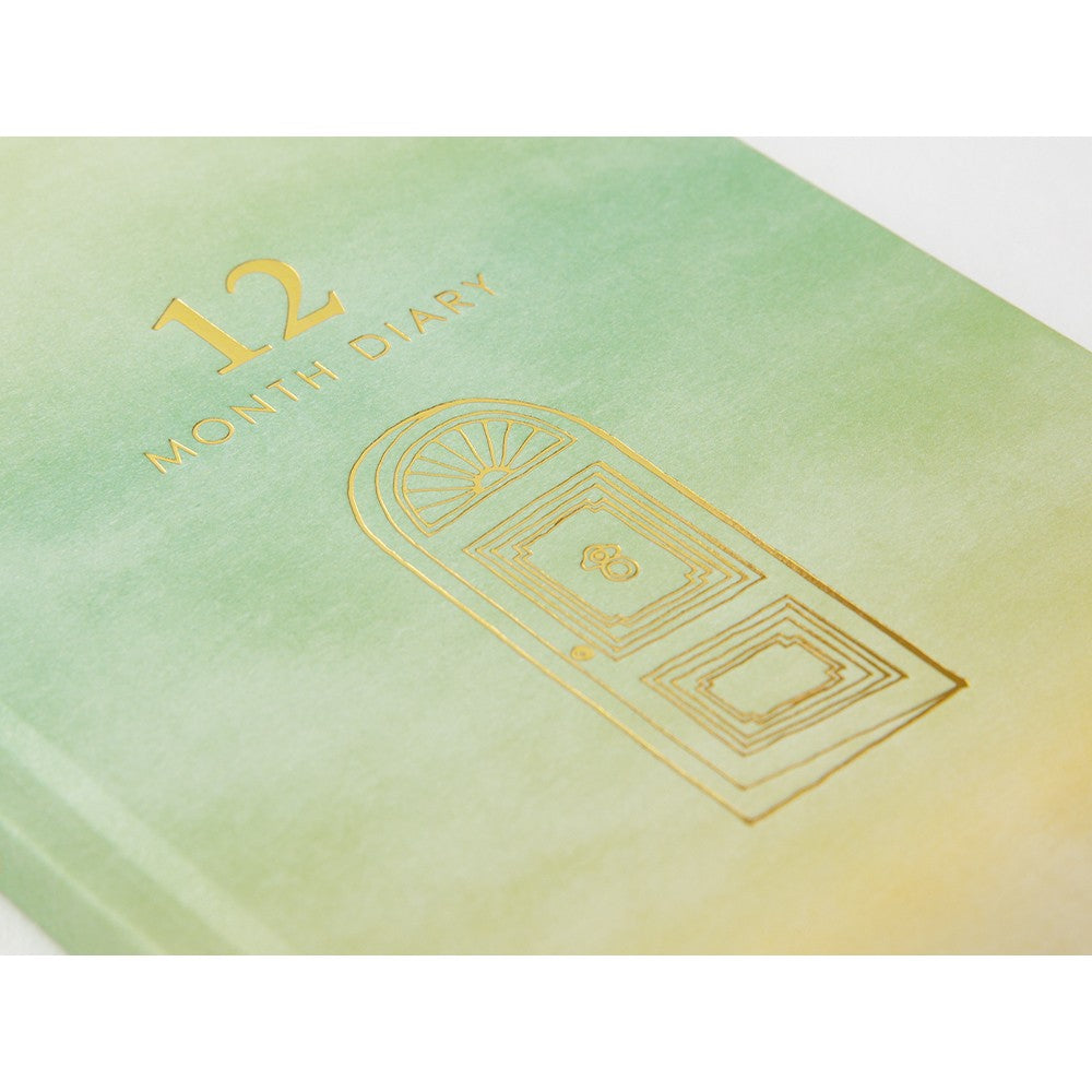 Midori Diary Gate 12-Month Planner | Green