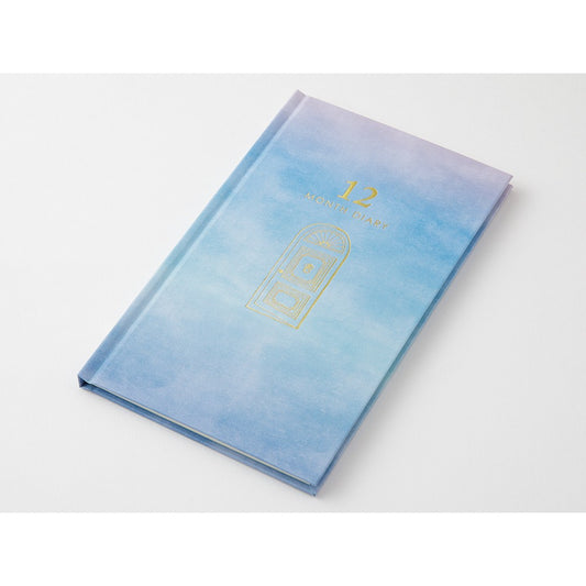 Midori Diary Gate 12-Month Planner | Blue