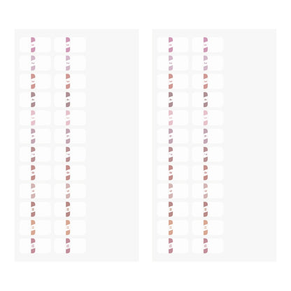 Midori Chiratto Index Labels - Numbers Pink