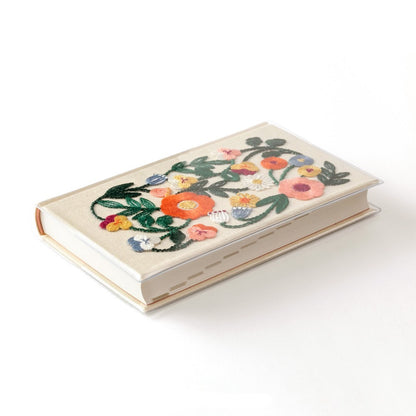 Midori 5 Years Diary | Embroidery Flower Beige