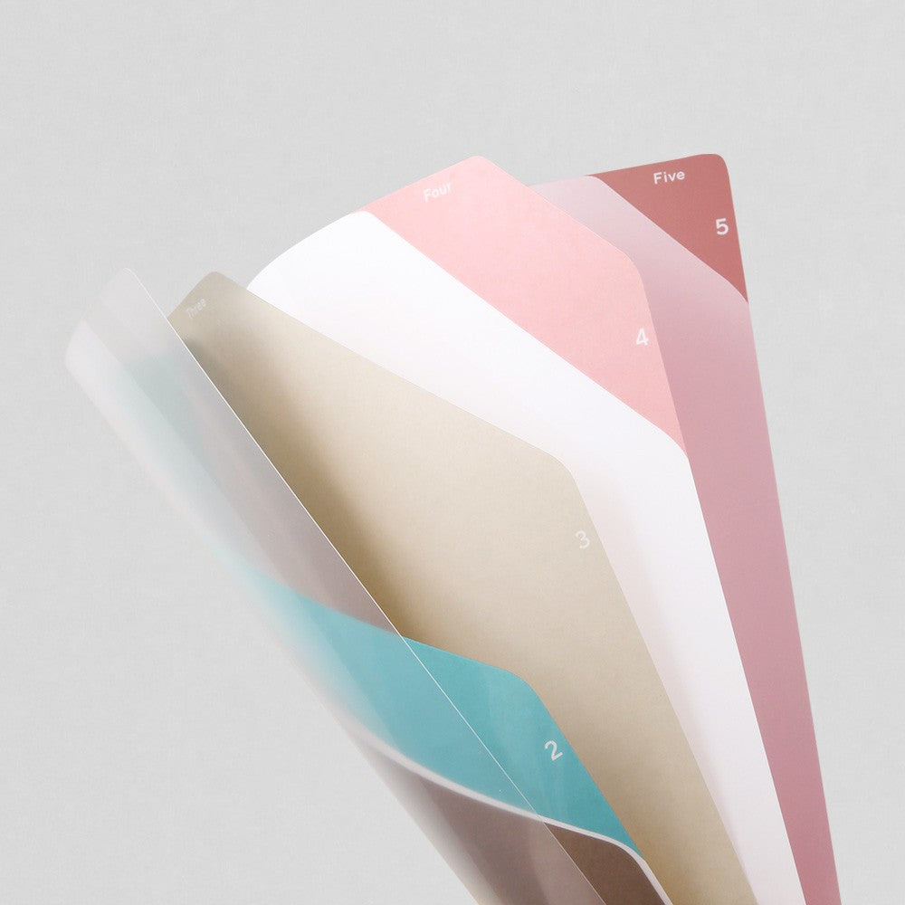 Midori A4 Folder | Yellow Striped