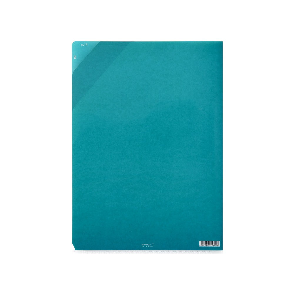 Midori A4 Folder | Blue Striped